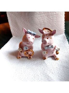 Miniature Piglet Salt & Pepper Shakers